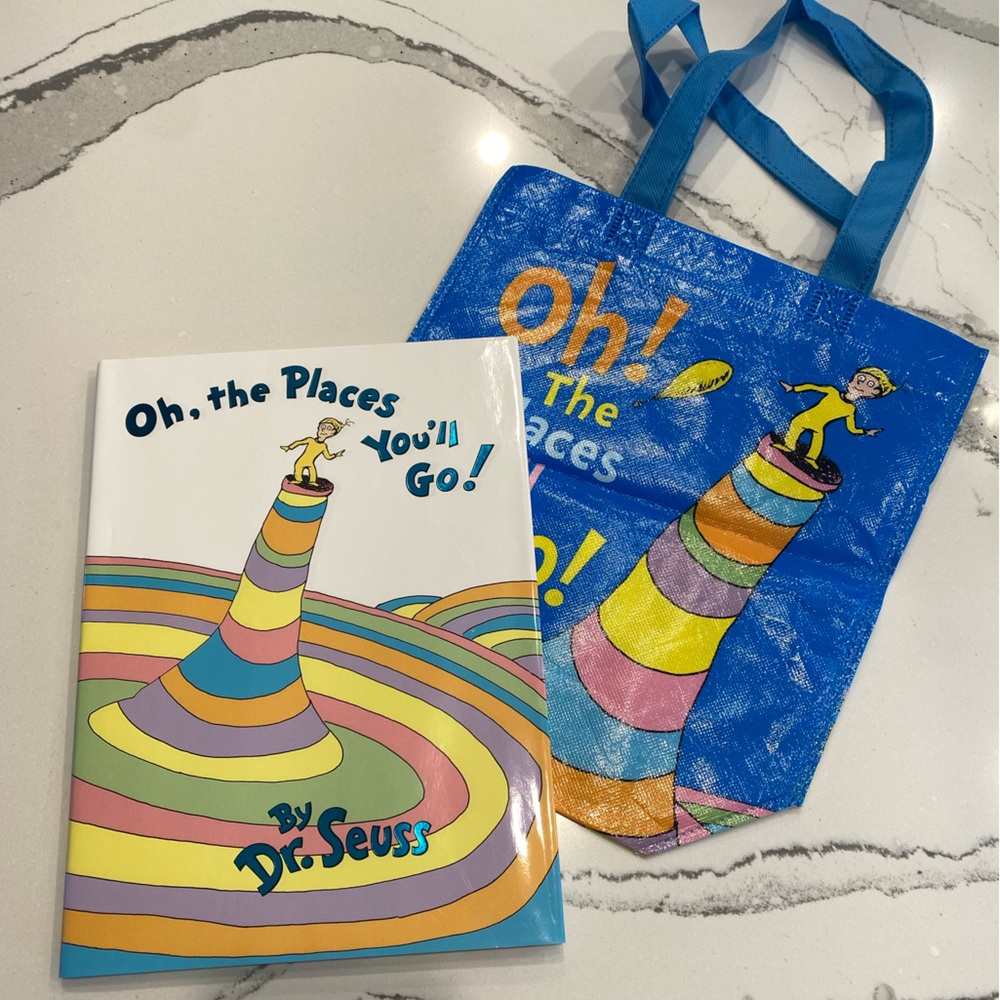 NWT Oh, the Places You’ll Go! Book with Matching Bag